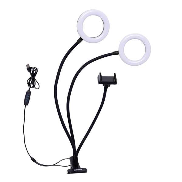 Dörr SLR-12 LED SZELFI DUAL RING LIGHT Black