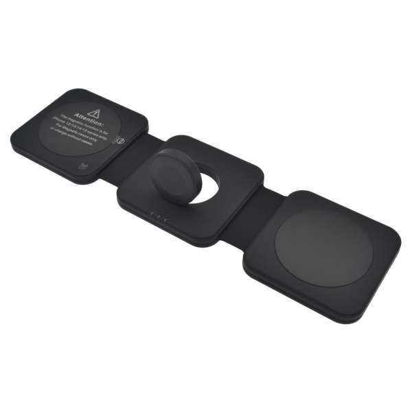 Dviced 3-in-1 Foldable Magnetic Wireless charger Black