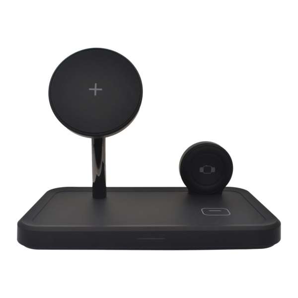Dviced 3-in-1 Magnetic Wireless Charger 10W Fast Charge Black