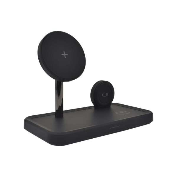 Dviced 3-in-1 Magnetic Wireless Charger 10W Fast Charge Black