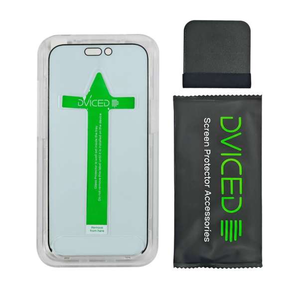 Dviced Anti-blue light tempered glass screen protector edge to edge for iPhone 16 Pro Max with applicator
