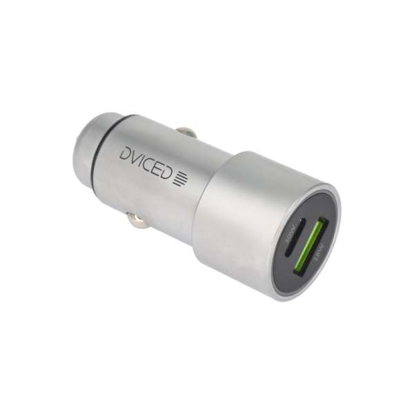 Dviced Car charger dual USB 48W Metal