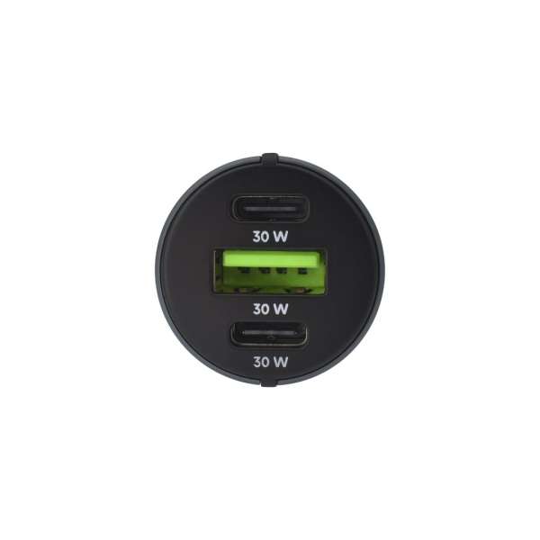 Dviced Car charger triple USB 60W Gray