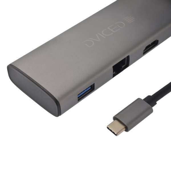 Dviced DV300002 Type-C 7-in-1 HUB Gray