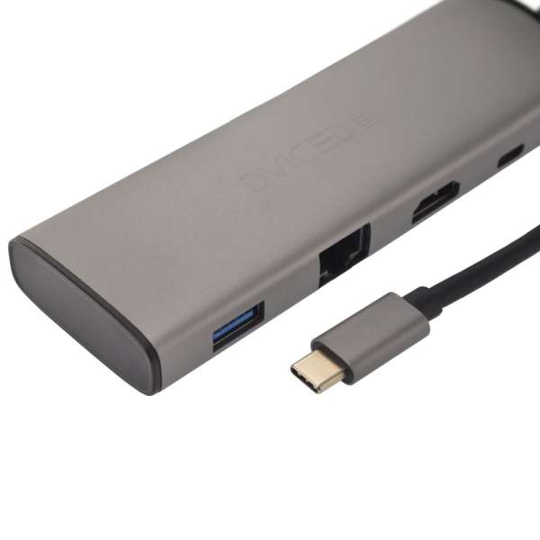 Dviced DV300003 Type-C 9-in-1 HUB Gray