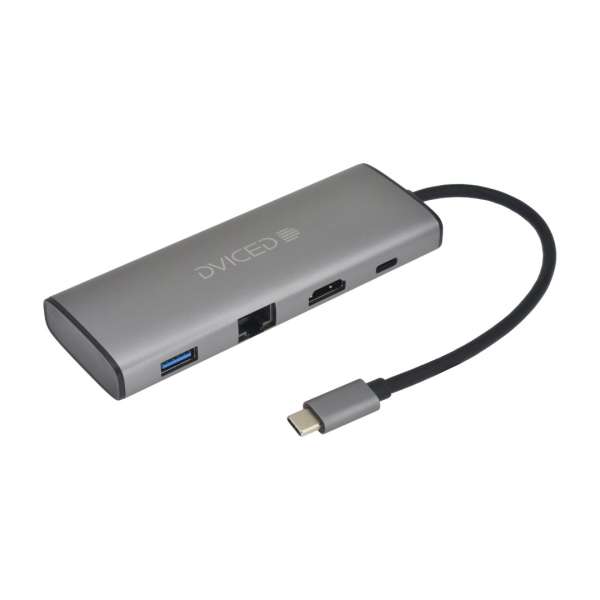Dviced DV300003 Type-C 9-in-1 HUB Gray