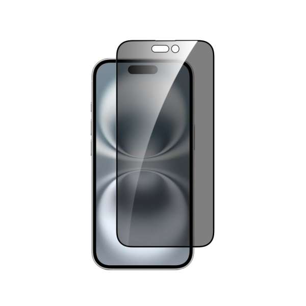 Dviced Dviced Privacy tempered glass screen protector edge to edge for iPhone 16 with applicator