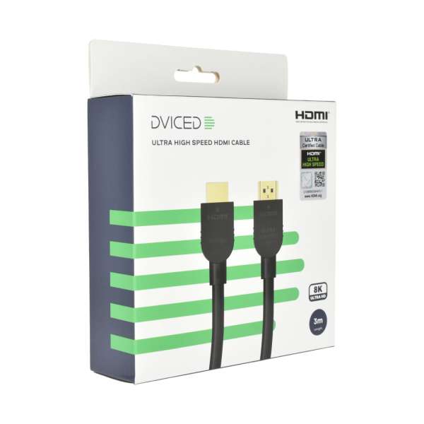 Dviced HDMI to HDMI Cable PVC 3m Black