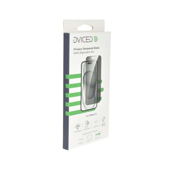 Dviced iPhone 15 Screen Protector with Applicator Privacy