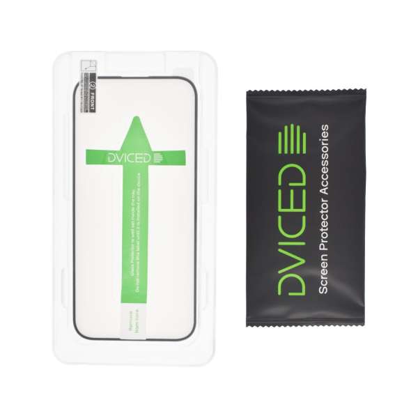 Dviced iPhone 15 Screen Protector with Applicator Silk Print