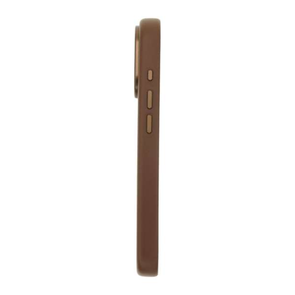 Dviced Leather MagSafe case for iPhone 17 Pro Brown