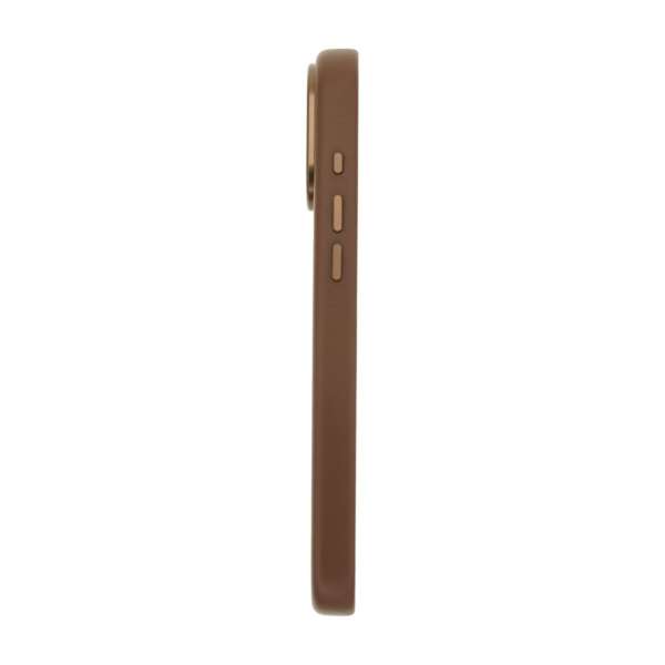 Dviced Leather MagSafe case for iPhone 17 Pro Max Brown