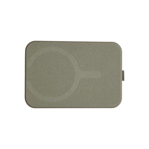 Dviced Leather magsafe foldable cardholder and stand Grey