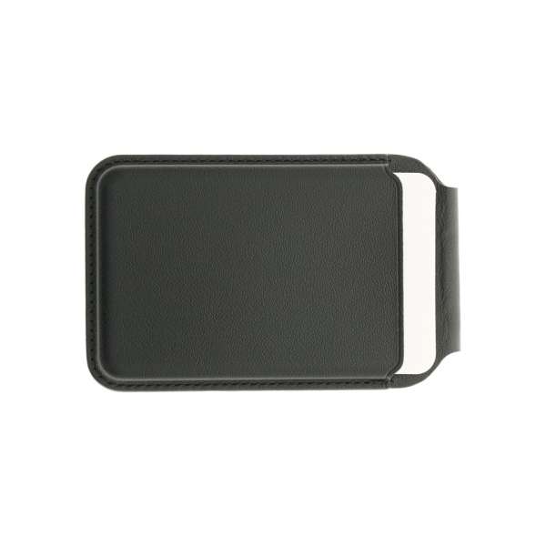 Dviced Leather magsafe foldable cardholder Black
