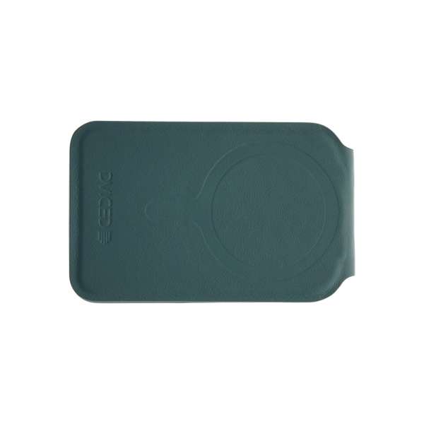 Dviced Leather magsafe foldable cardholder Blue