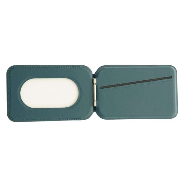 Dviced Leather magsafe foldable cardholder Blue