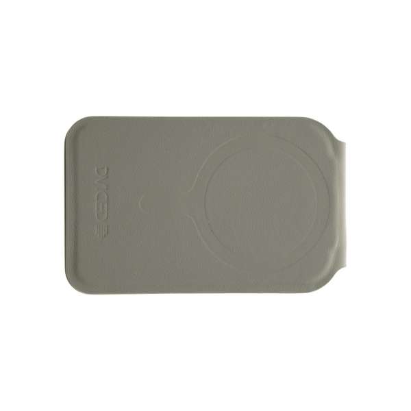 Dviced Leather magsafe foldable cardholder Grey