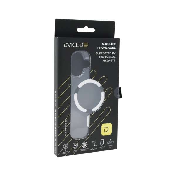 Dviced MagSafe case for iPhone 17 Clear White