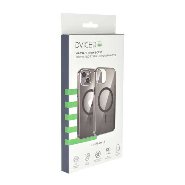Dviced Magsafe iPhone 15 Clear case Black