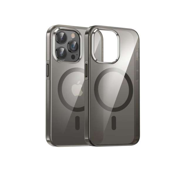 Dviced Magsafe iPhone 15 Pro Clear case Black