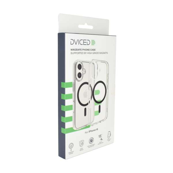 Dviced Magsafe iPhone 16 clear case Black
