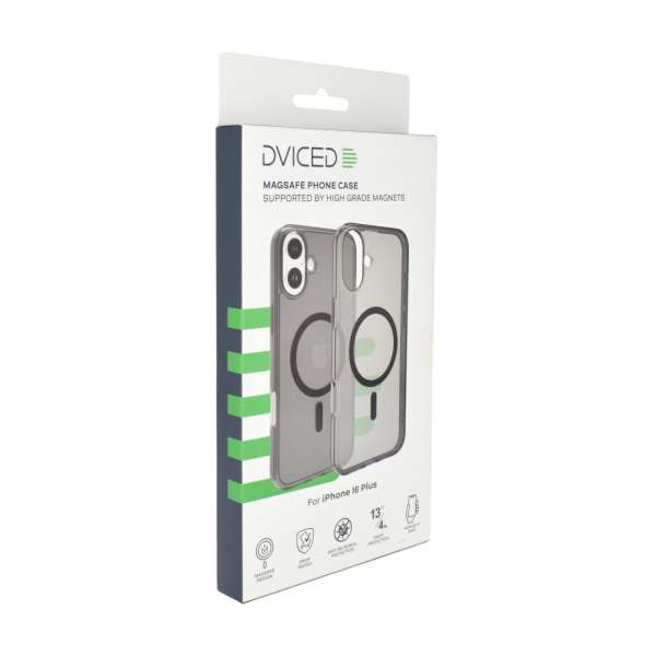 Dviced Magsafe iPhone 16 Plus smoke case Black