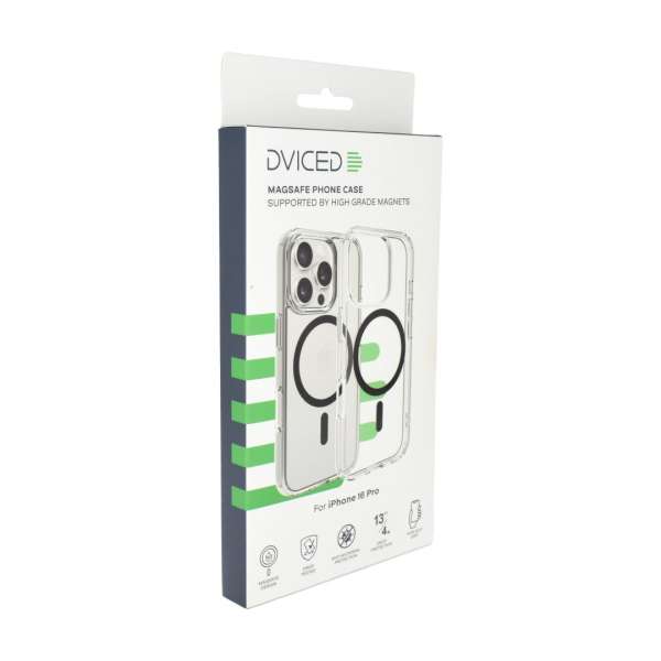 Dviced Magsafe iPhone 16 Pro clear case Black
