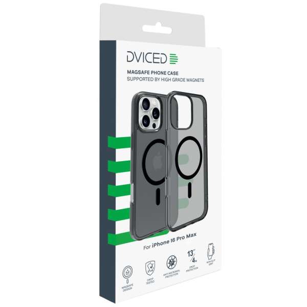 Dviced Magsafe iPhone 16 Pro Max case Black Smoke