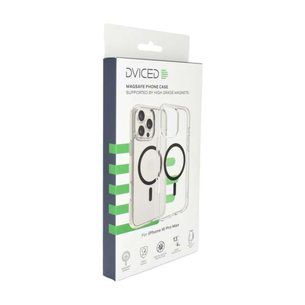 Dviced Magsafe iPhone 16 Pro Max clear case Black