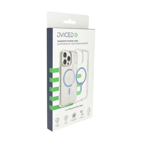 Dviced Magsafe iPhone 16 Pro Max clear case Blue