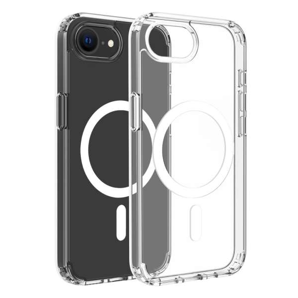 Dviced Magsafe iPhone 16e case Clear White
