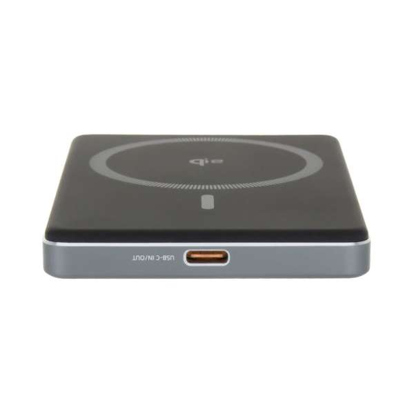 Dviced Qi2 Ultrathin MagSafe 5000mAh Powerbank Black/Grey