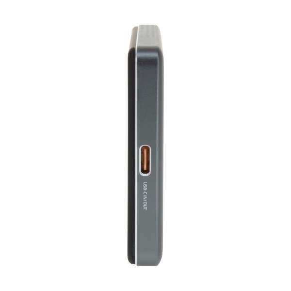 Dviced Qi2 Ultrathin MagSafe 5000mAh Powerbank Black/Grey