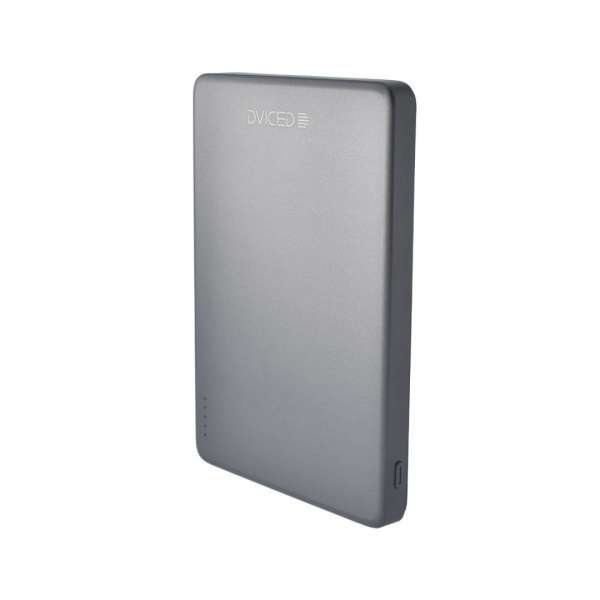 Dviced Qi2 Ultrathin MagSafe 5000mAh Powerbank Black/Grey