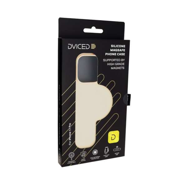 Dviced Silicone MagSafe case for iPhone 17 Pro Beige
