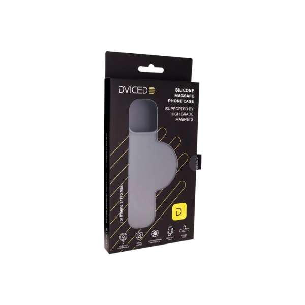 Dviced Silicone MagSafe case for iPhone 17 Pro Max Grey