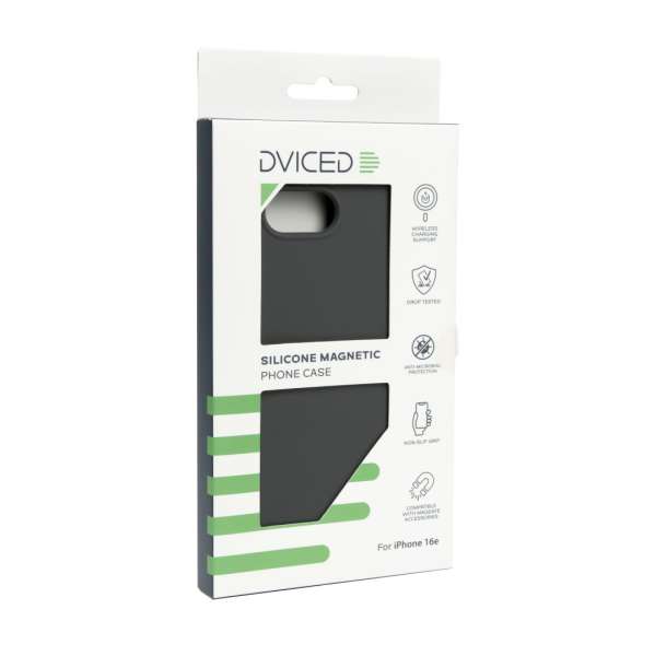 Dviced Silicone Magsafe iPhone 16e case Grey