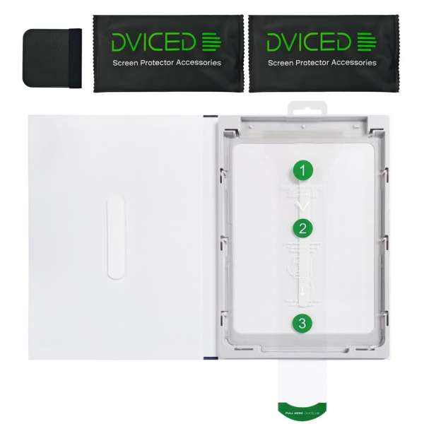 Dviced Tempered glass screen protector for iPad Air 11-inch with dust free-applicator