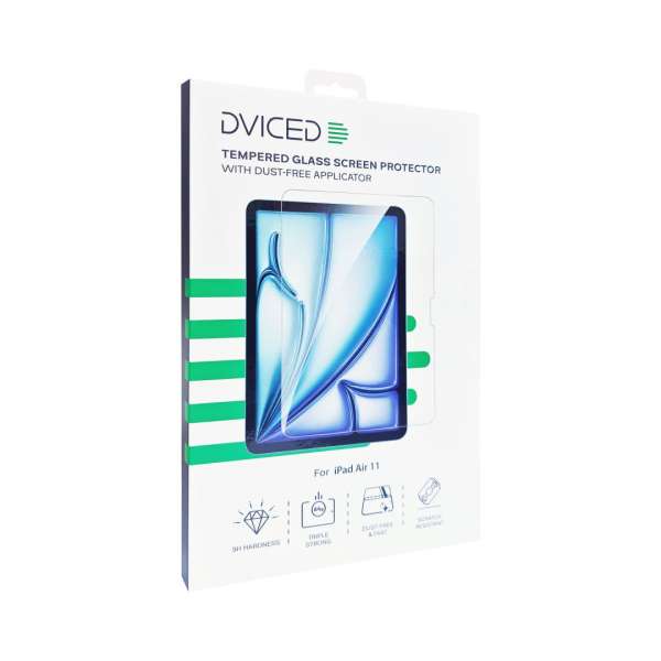 Dviced Tempered glass screen protector for iPad Air 11-inch with dust free-applicator