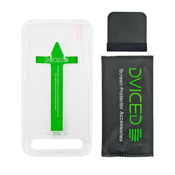 Dviced Tempered glass screen protector for iPhone 16 with applicator