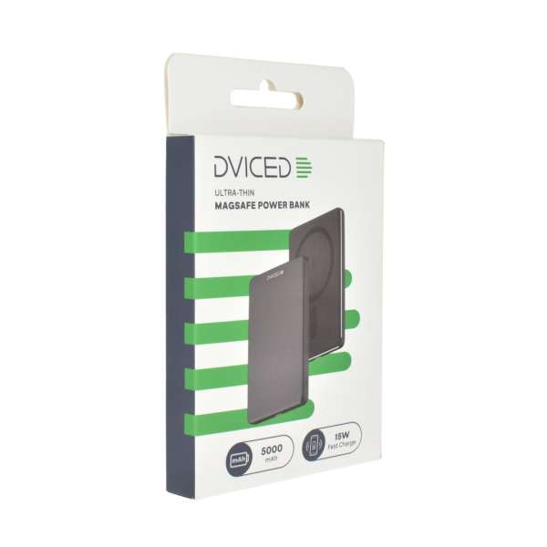 Dviced Ultrathin MageSafe 5000mAh Powerbank Black