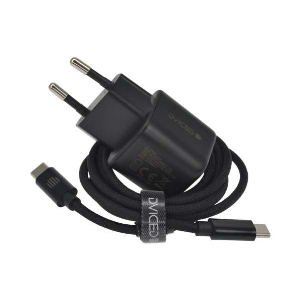 Dviced Wall Charger 30W and 1,25m cable GaN EU Black