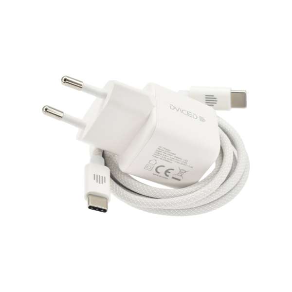 Dviced Wall Charger 30W and 1,25m cable GaN EU White