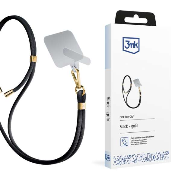 3mk EasyClip kiegészítő Fekete (arany)