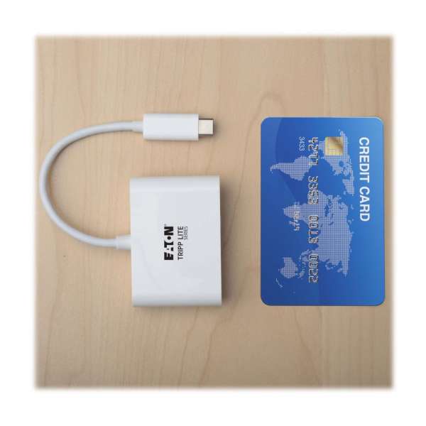 EATON Tripplite Series USB-C to HDMI Adapter with USB-A Port White