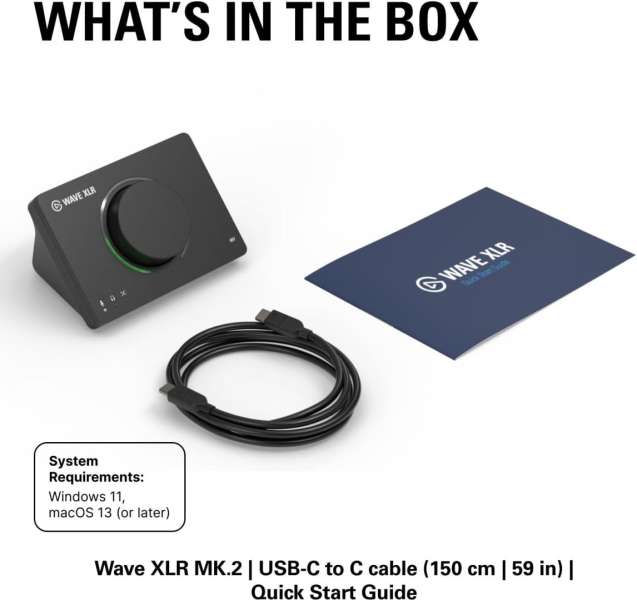 Elgato Wave XLR MK.2 USB Hangkártya