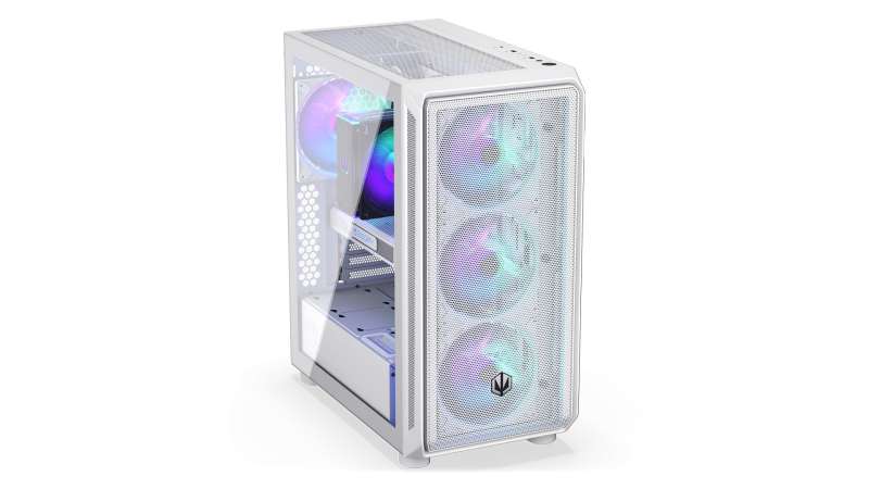 Endorfy Arx 500 ARGB Tempered Glass White