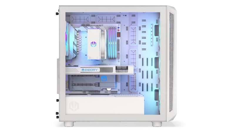 Endorfy Arx 700 ARGB Tempered Glass White