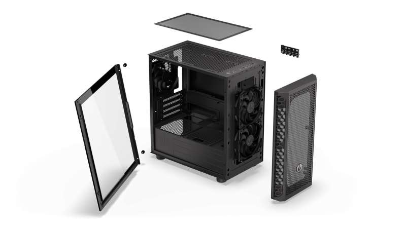 Endorfy Signum M30 Air Tempered Glass Black