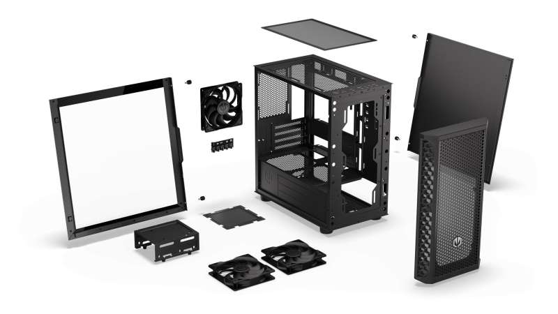 Endorfy Signum M30 Air Tempered Glass Black